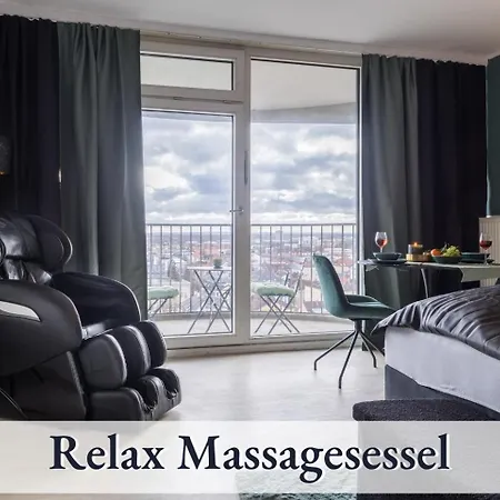 Relax 1302 Tolle Aussicht Massagesessel Smart Tv * アウグスブルク